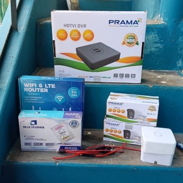 CCTV installation and security system project